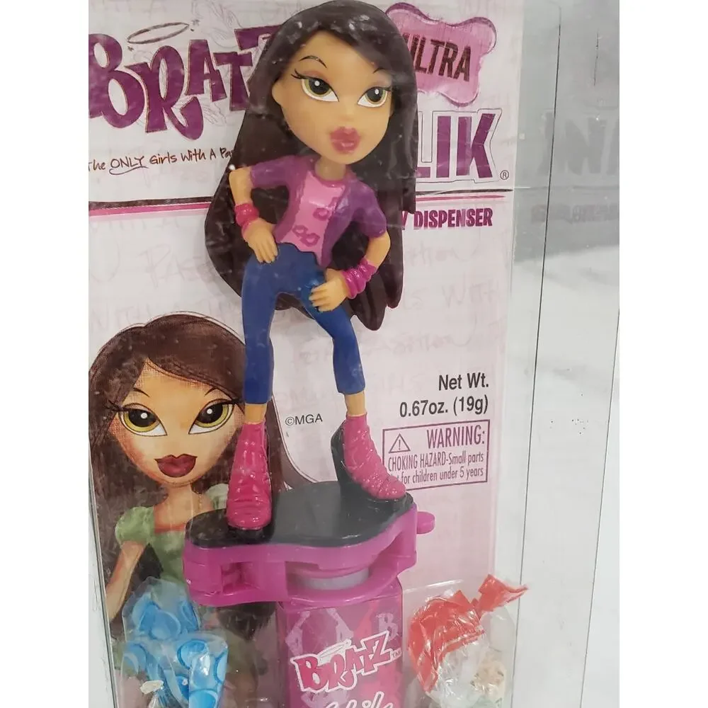 Vintage KLIK‎ Candy Dispenser Discontinued Retired RARE BRAT - SASHA